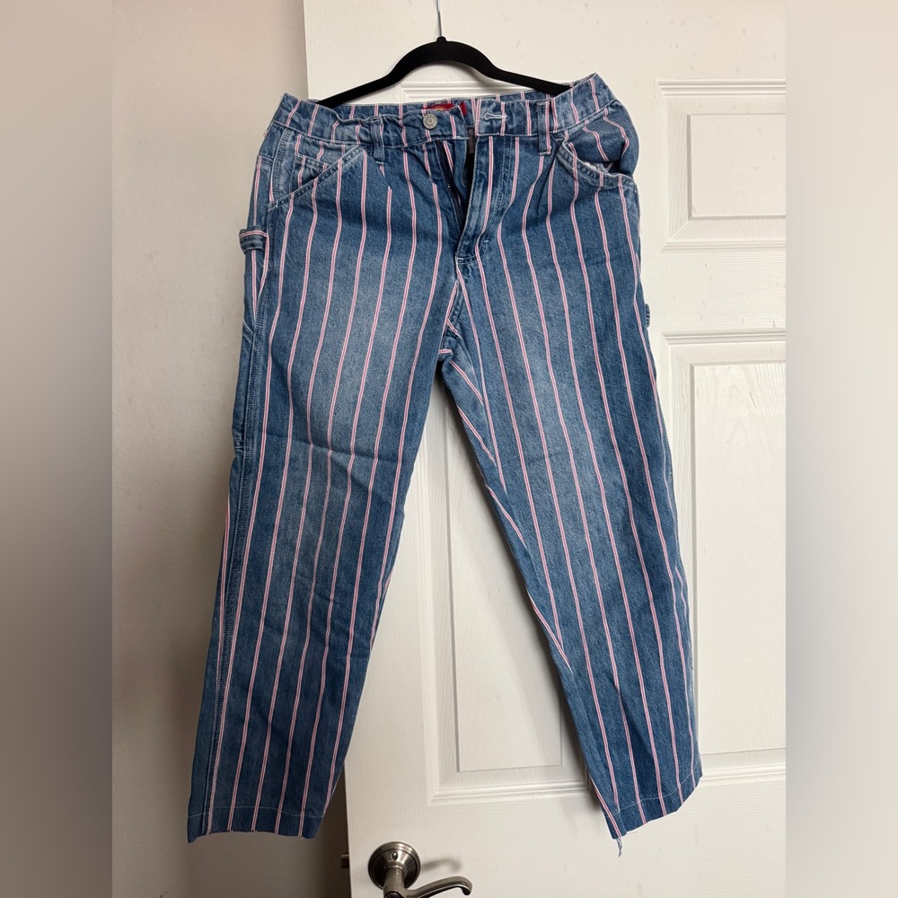 Striped carpenter pants “dickies”